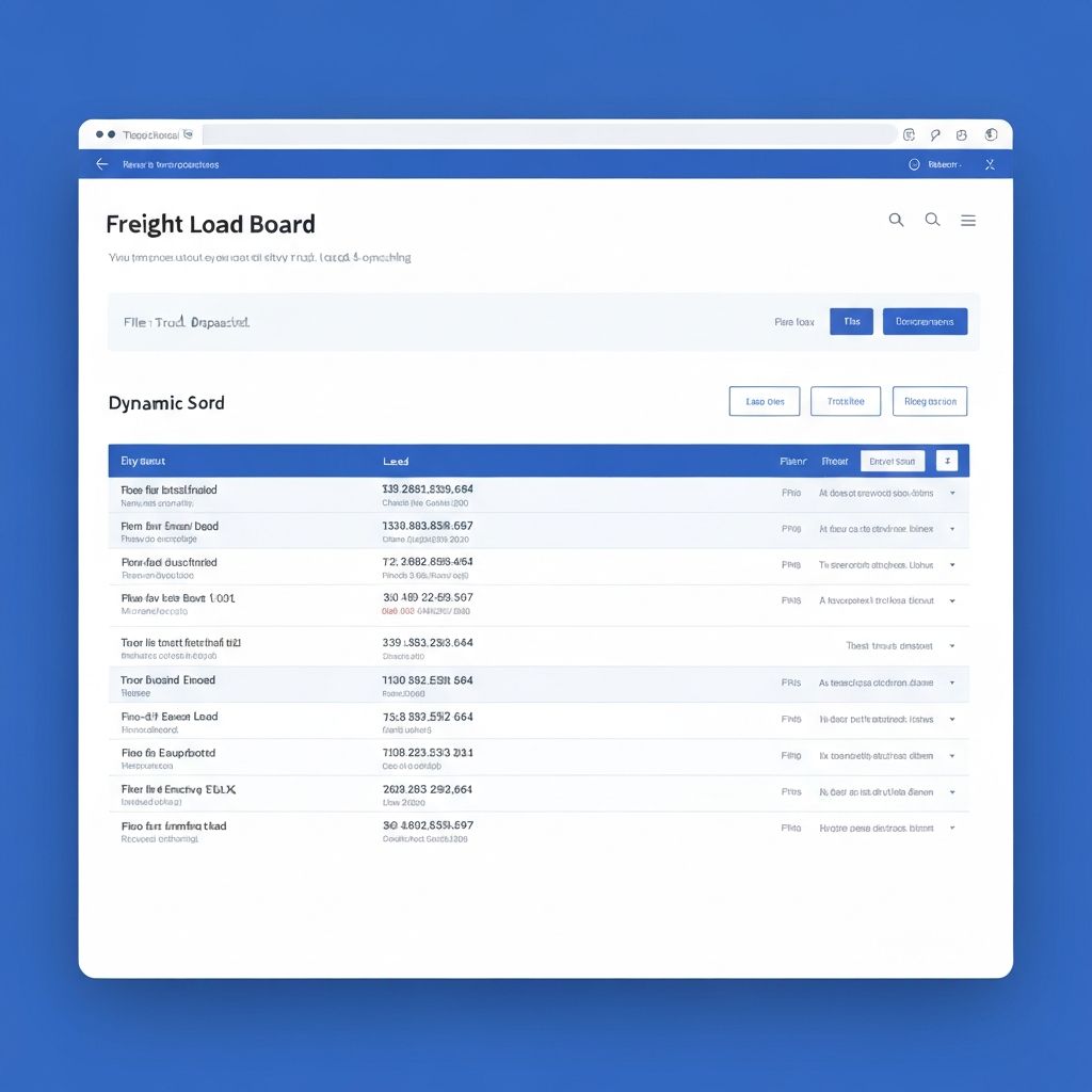 DAT loadboard interface screenshot